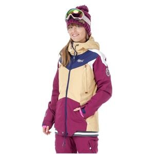 Picture Organic Aroma Jacket Women's Medium Friends Line Zip Up Hooded Snowboard